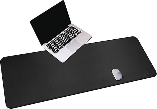 CENNBIE Leather Desk Mat, Extended Non-Slip Mouse Pad, Waterproof PU Leather by CENNBIE
