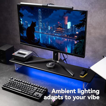 ROCDEER Bamboo Monitor Stand Riser - Image 3