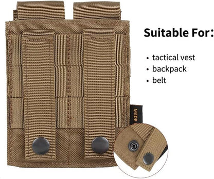 EXCELLENT ELITE SPANKER Molle Single/Double Pistol Mag Pouch Tactical Magazine - Image 5