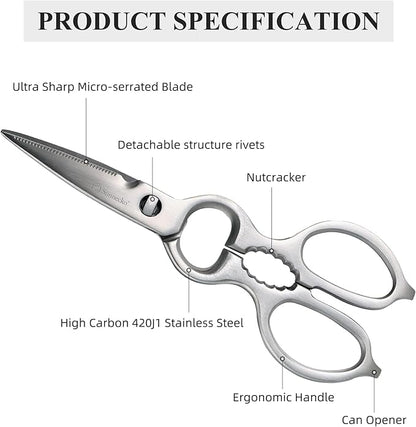 Sunnecko Heavy Duty Kitchen Scissors - Image 2