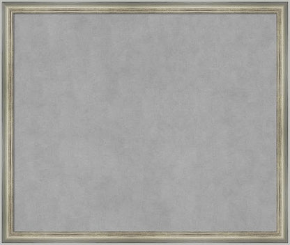 Amanti Art Silver Framed Magnetic Board 22x26 Medium Vision Board by AmantiArt