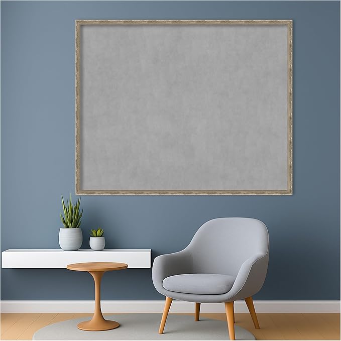 Amanti Art Silver Framed Magnetic Board 34x42 X-Large Vision Board - Image 5