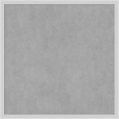 Amanti Art Silver Framed Magnetic Board 25x25 Medium Vision Board by AmantiArt