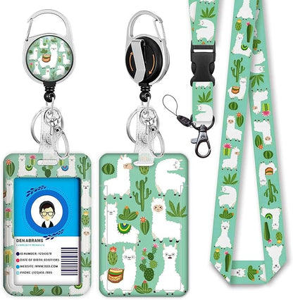 Cute Alpaca&Cactus Lanyards Detachable by Giancomics