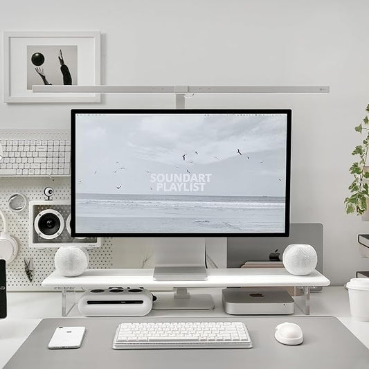 ROCDEER Bamboo Monitor Stand Riser by Rocdeer
