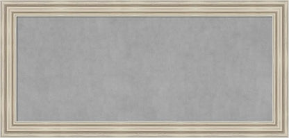 Amanti Art Silver Framed Magnetic Board 26x54 Oversize Vision Board by AmantiArt