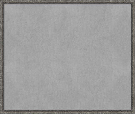 Amanti Art Grey Framed Magnetic Board 42x50 Oversize Vision Board by AmantiArt