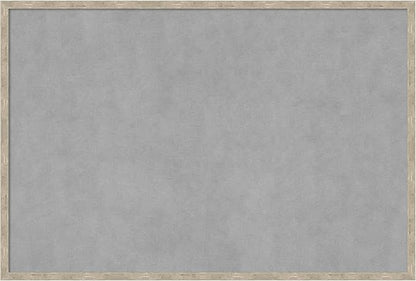 Amanti Art Silver Framed Magnetic Board 25x37 Large Vision Board by AmantiArt