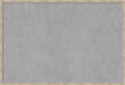 Amanti Art Silver Framed Magnetic Board 25x37 Large Vision Board by AmantiArt