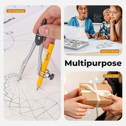Nicpro 22 PCS Compass Geometry Tools - Image 7