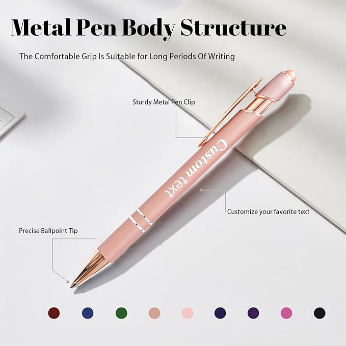 CRME Bulk Custom Pens Personalized Customized Engraved Writing Pen - Image 3