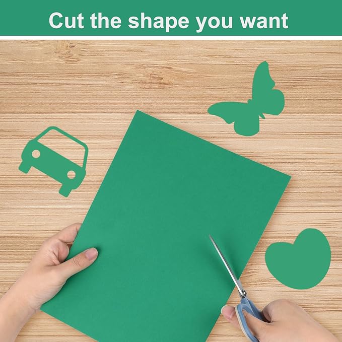 OcePor 100 Sheets Christmas Green Cardstock Paper, Colored Printer Paper 8.5 x - Image 4