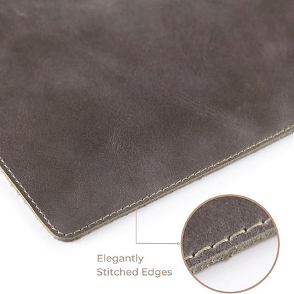Node Leather Calfskin Leather Desk Pad – Executive Office Desk Mat - Image 3