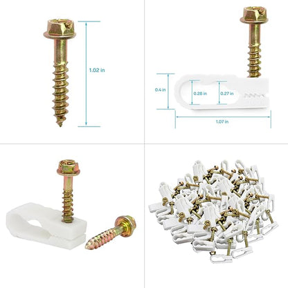 STEREN Coaxial Cable Clips - Image 4