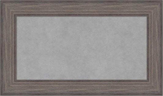 Amanti Art Grey Framed Magnetic Board 17x29 Small Vision Board by AmantiArt