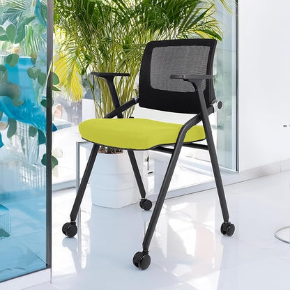 SLKJChr 2 Pack Foldable Office Chairs - Image 2