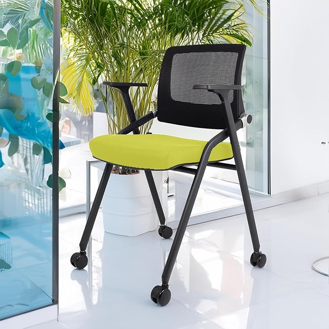 SLKJChr 10 Pack Foldable Office Chairs - Image 2