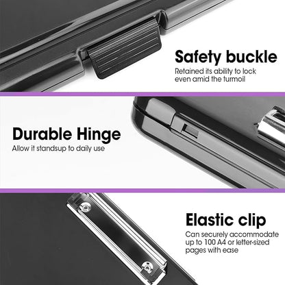 8 Pack Clipboard with Storage, High Capacity Storage Clipboard 8.5 x 11 with - Image 5