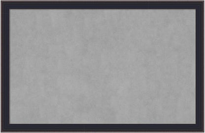 Amanti Art Black Framed Magnetic Board 23x35 Large Vision Board by AmantiArt