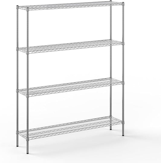 Regal Altair 14" Deep x 60" Wide x 74" Height Wire Shelving Kit | 4-Tier | NSF by Regal+Altair