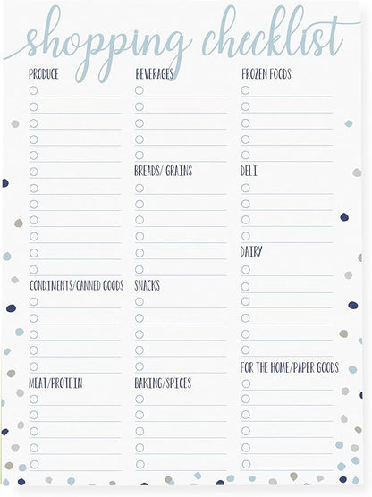 Graphique Large Magnetic Notepad, Shopping Checklist – 150 Sheets, 6” x 8” – by GraphiquedeFrance