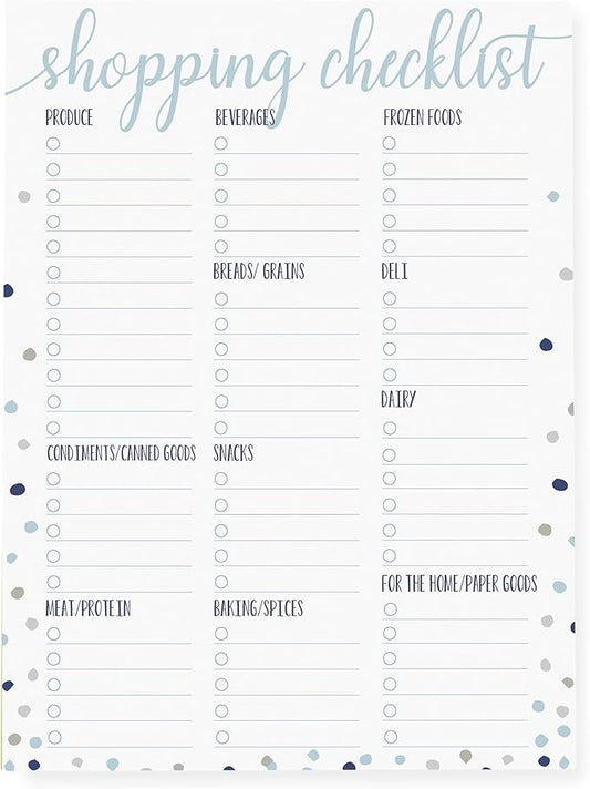 Graphique Large Magnetic Notepad, Shopping Checklist – 150 Sheets, 6” x 8” – by GraphiquedeFrance