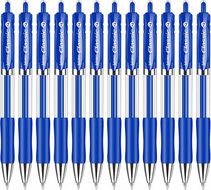 Lekreo Classic Retractable Gel Roller Pens, 0.7mm Fine Point - Image 2