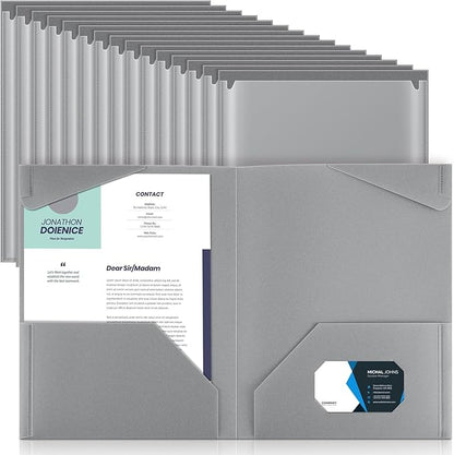 Henoyso 36 Pcs Plastic Folders by Henoyso