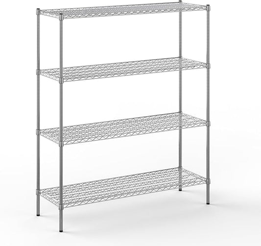 Regal Altair 18" Deep x 54" Wide x 64" Height Wire Shelving Kit | 4-Tier | NSF by Regal+Altair