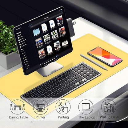 Leather Desk Pad Protector, Desk Mat, Large Mouse Pad, Non-Slip Desk Blotter - Image 5