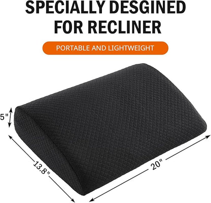 HOMBYS Lumbar Support Pillow for Recliner Chair, Memory Foam Back Support - Image 8