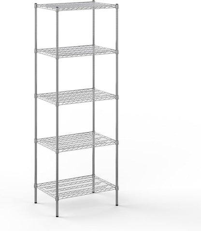 Regal Altair 21" Deep x 30" Wide x 86" Height Wire Shelving Kit | 5-Tier | NSF by Regal+Altair