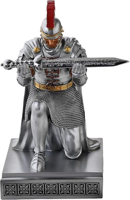 CYXStar Roman Praetorian Prefect Warrior Knight Pen Holder Desk Ornament Resin - Image 3