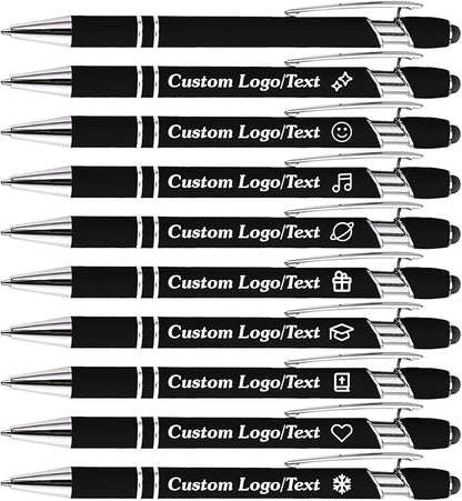 CRME Personalized Pens with Stylus Custom Pens in Bulk Customized Pen Engraved by Unknown