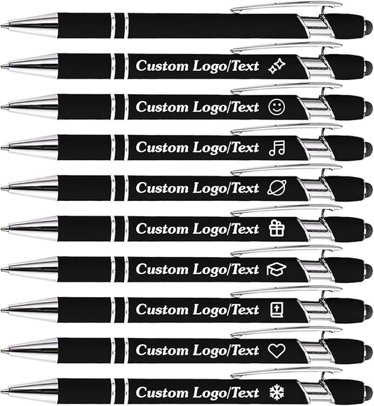 CRME Personalized Pens with Stylus Custom Pens in Bulk Customized Pen Engraved by Unknown