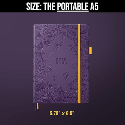 Bullet Dotted Journal Dot Grid Notebook | A5 Daily Journaling Notebooks - Image 6