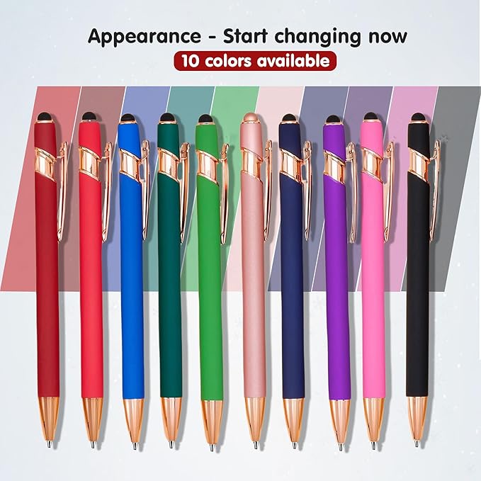 CRME 10pcs Inspirational Ballpoint Pens Set Different Copywriting Combination - Image 3