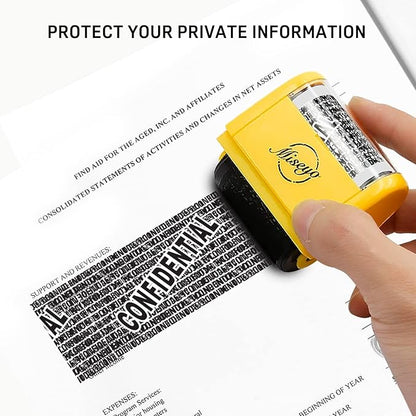 Miseyo Identity Theft Protection Roller Stamp Set - Image 3