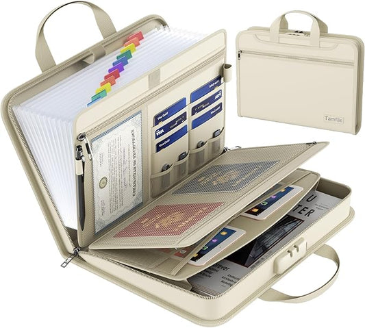 5200℉ Fireproof Accordion File Organizer by Tamfile