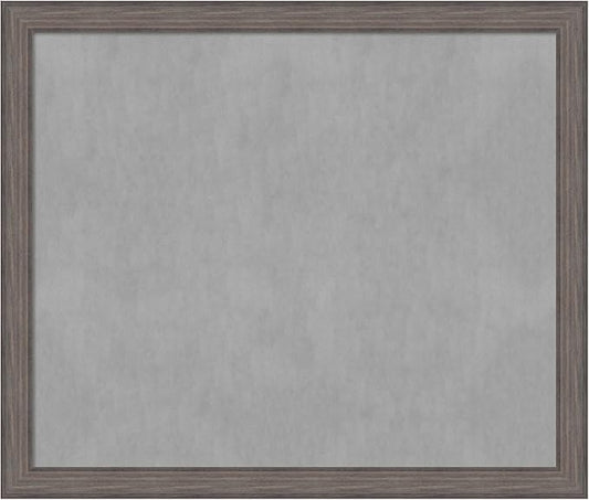 Amanti Art Grey Framed Magnetic Board 45x53 Oversize Vision Board by AmantiArt