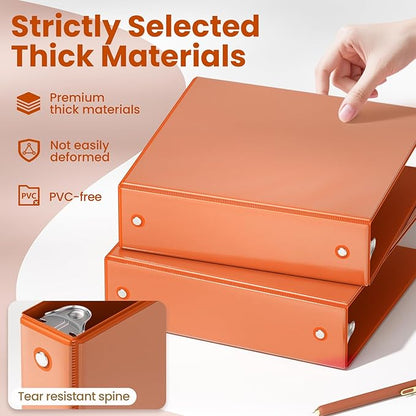 SUNEE 3 Ring Binder 2 Inch 1 Pack - Image 4