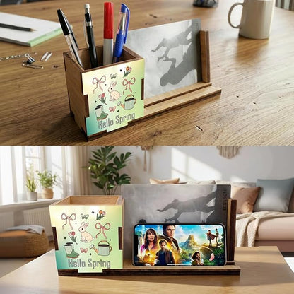 ZXAZXA Pen Holder for Desk Office Desk Accessories Multi-functional Office Pen - Image 4