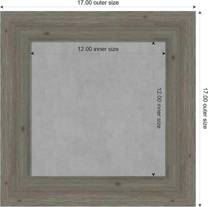 Amanti Art Grey Framed Magnetic Board 17x17 X-Small Vision Board - Image 4