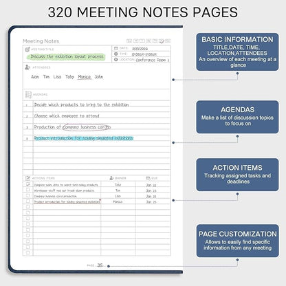 EMSHOI Meeting Notebook for Work - Image 3