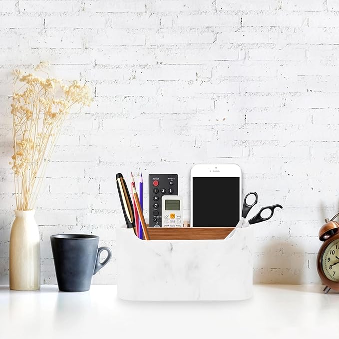 SZYRL Desk Organizers, Marble Remote Holders - Image 6