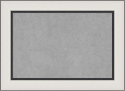 Amanti Art Silver Framed Magnetic Board 22x30 Medium Vision Board by AmantiArt