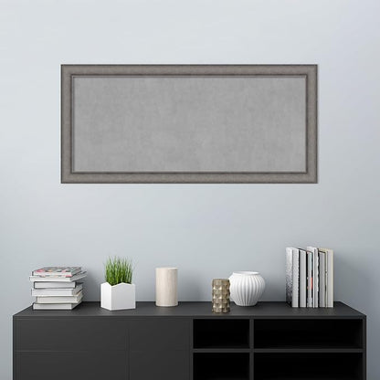 Amanti Art Grey Framed Magnetic Board 24x52 Oversize Vision Board - Image 5