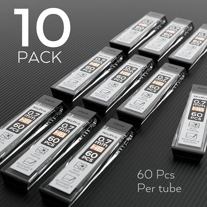 Nicpro 600 PCS Lead Refills 0.7mm HB #2 Break Resistant Mechanical Pencil - Image 6