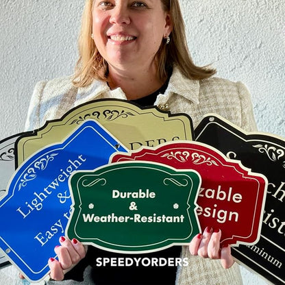 Custom Decorative Aluminum Signs - Image 2