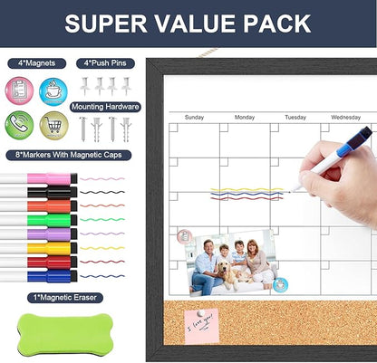 Dry Erase Calendar for Wall, 17x13 Inches Calendar Whiteboard for Wall - Image 5
